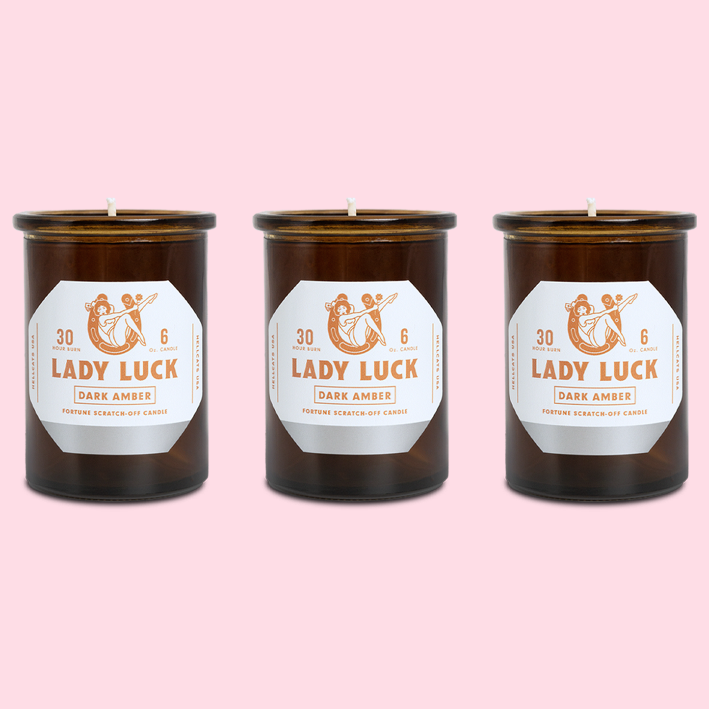 Fortune Scratch-Off Candle - Lady Luck