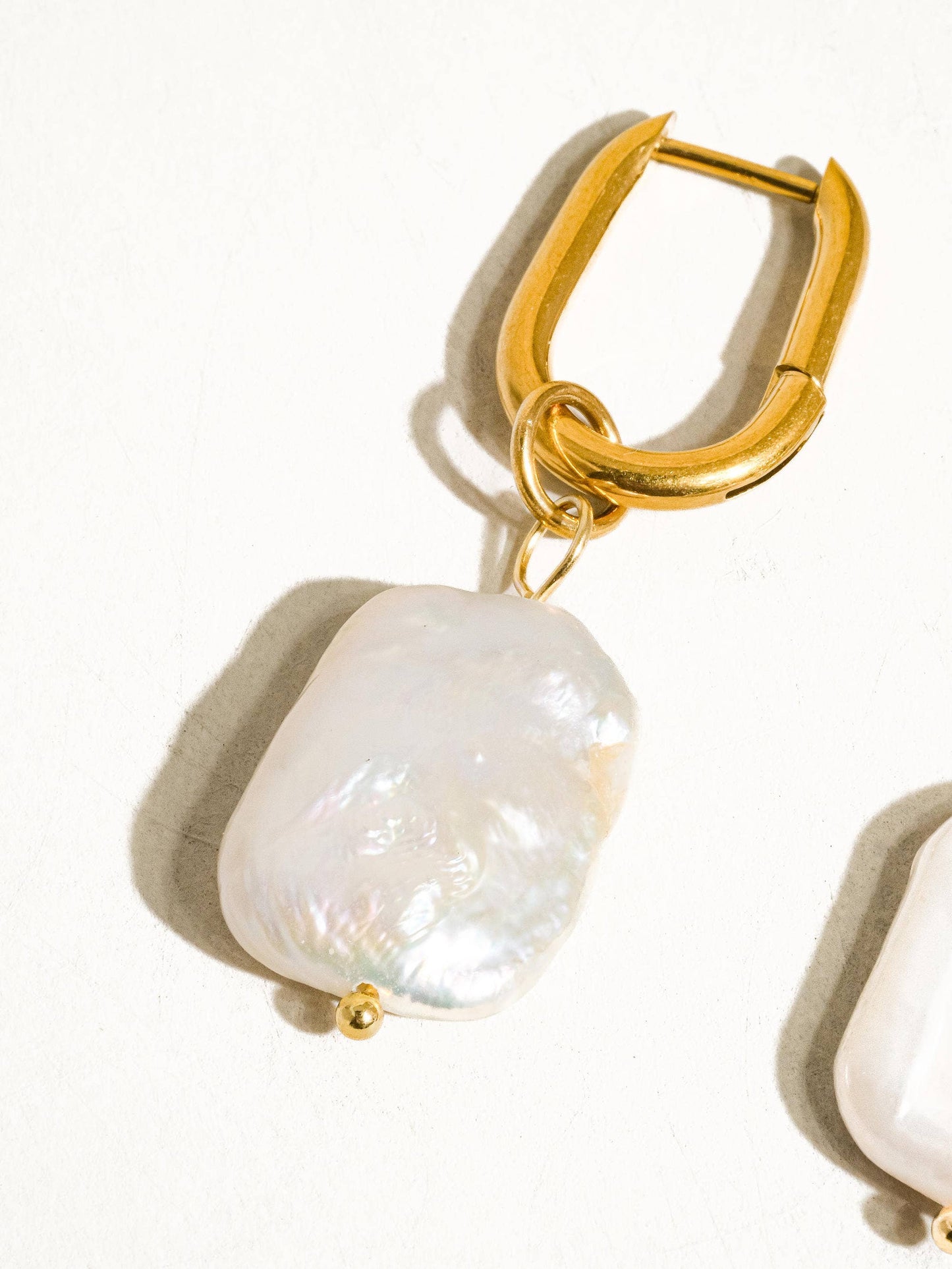 Seafarer 18K Plated Gold Non-Tarnish Classic Pearl Earring