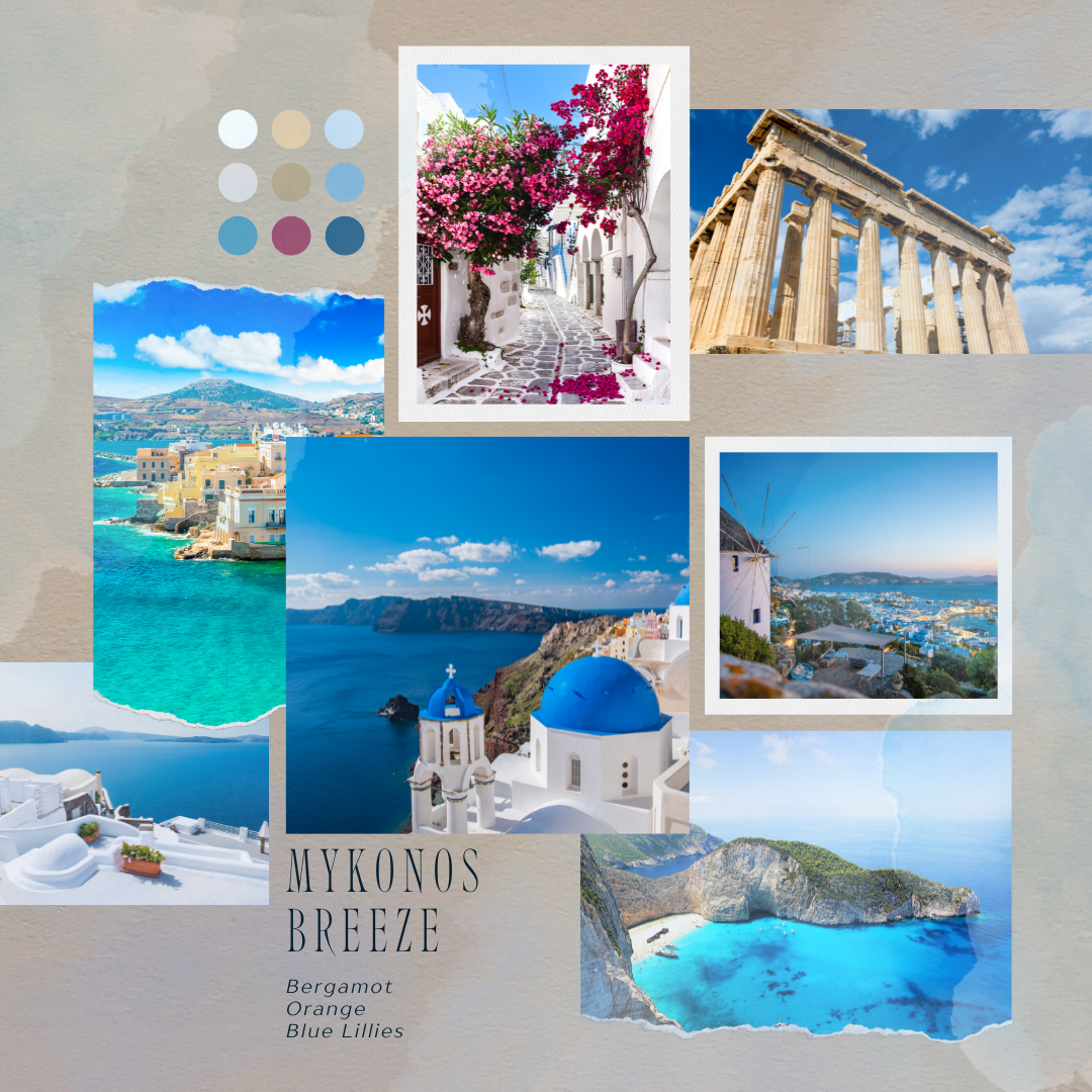 Bougie brise de Mykonos