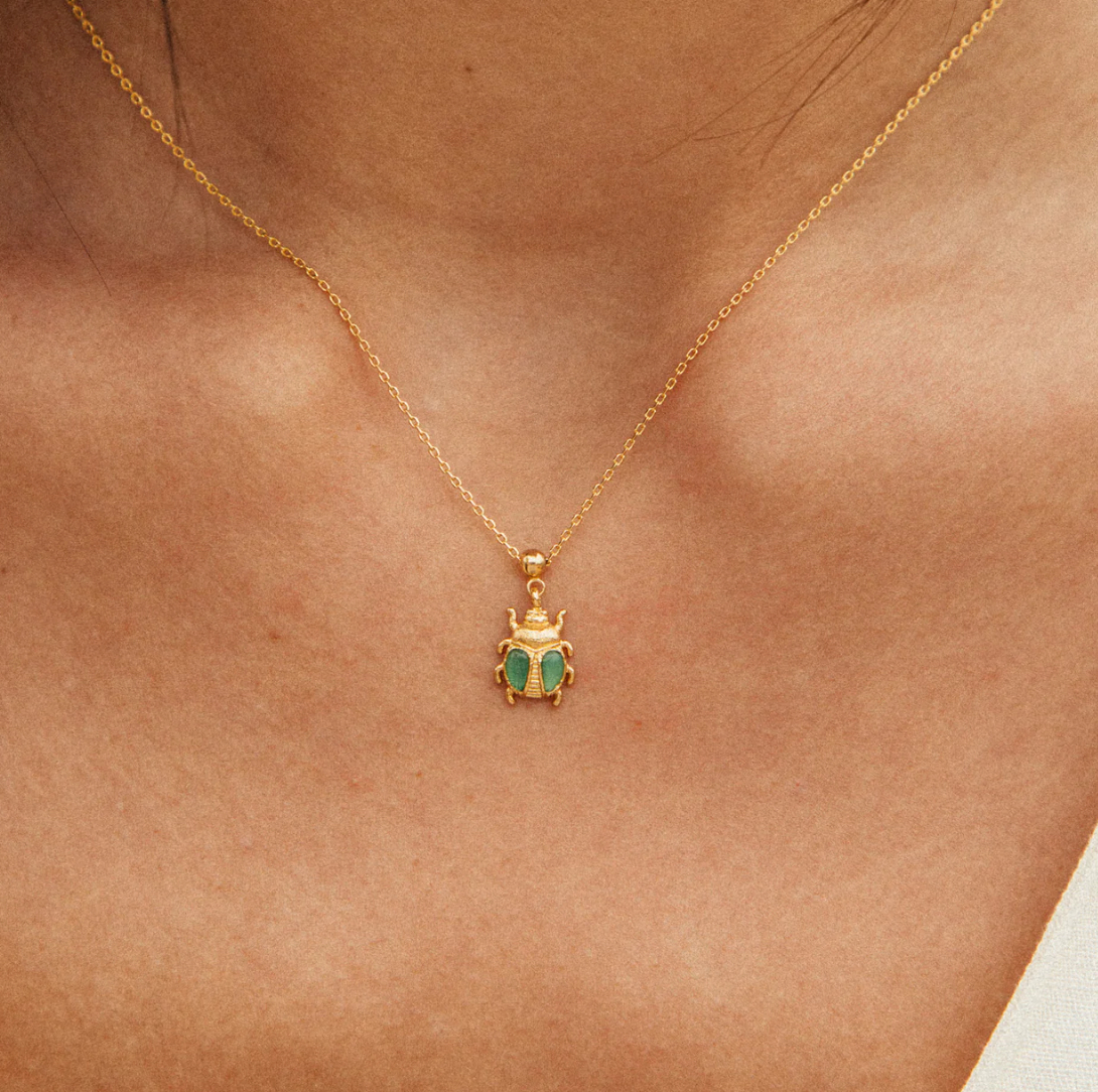 Scarab Charm ♡ Good Fortune