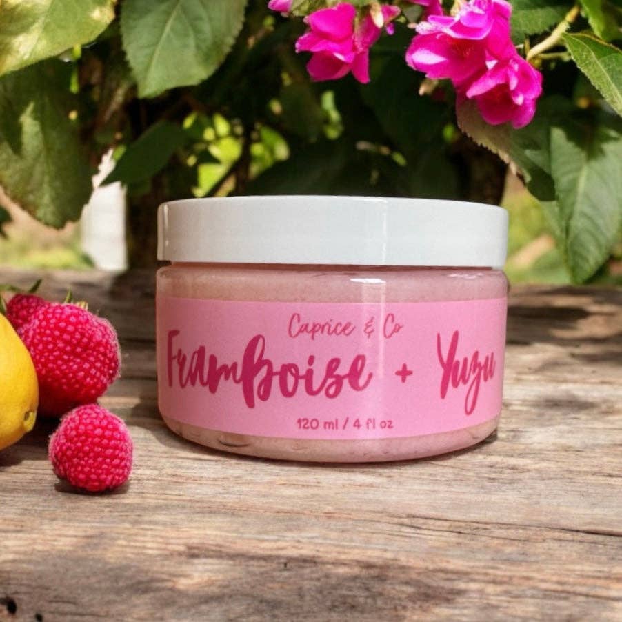 Foaming Scrub 💗 Raspberry + Yuzu