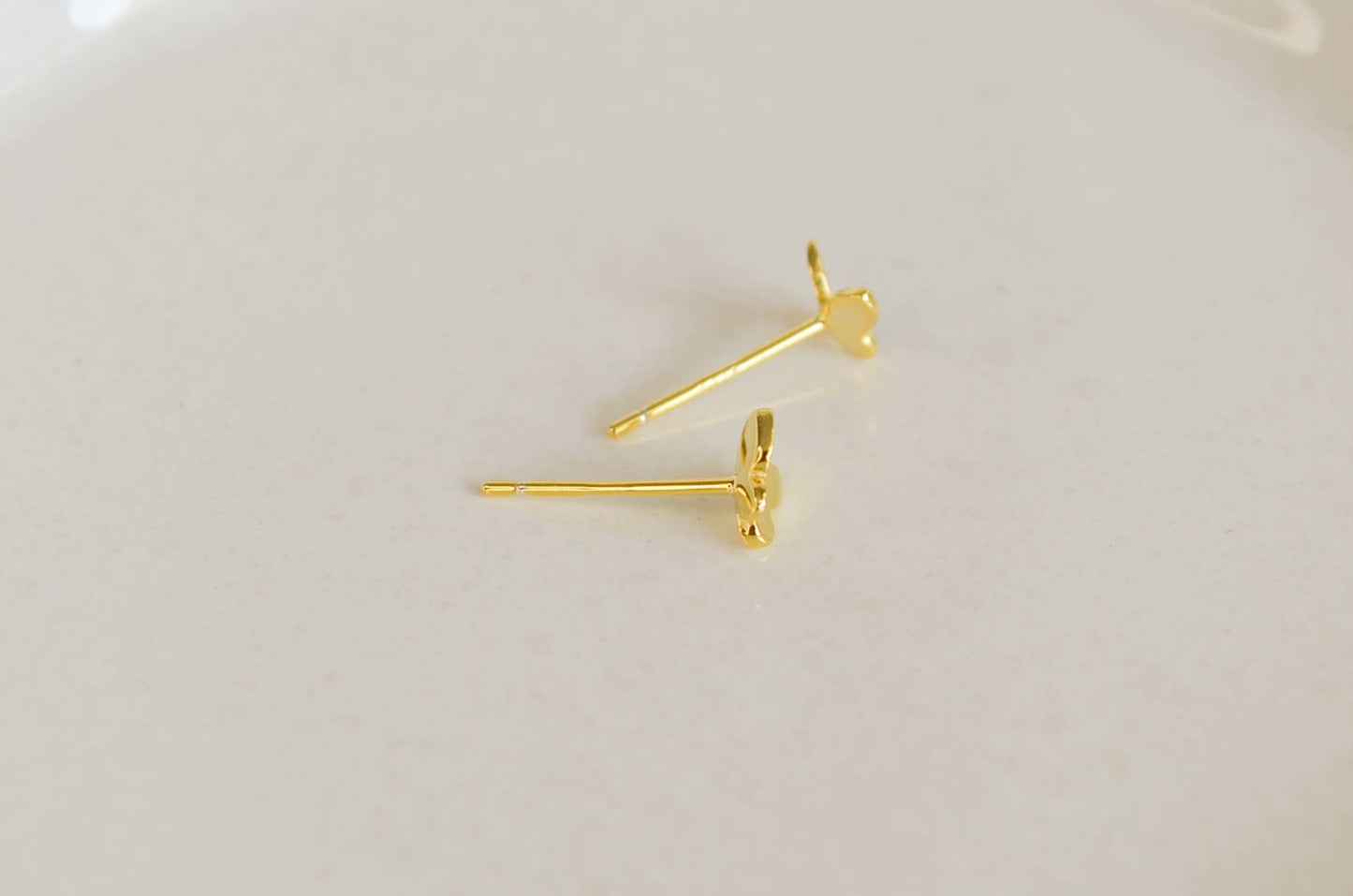 Andrea gold vermeil butterfly Earrings, Butterfly Studs