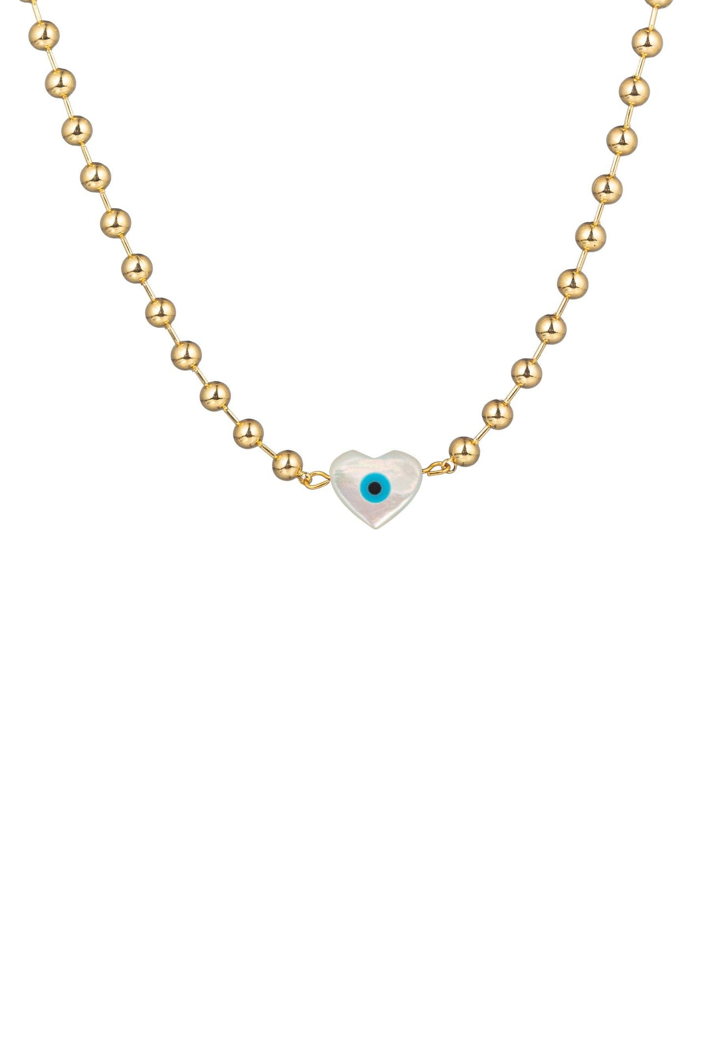 Collier de protection du cœur contre le mauvais œil