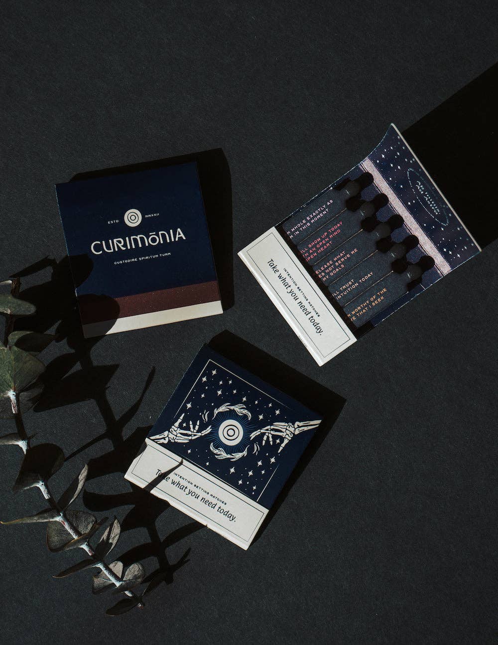 Curimonia Intention Matches Matchbook Meditation Guide