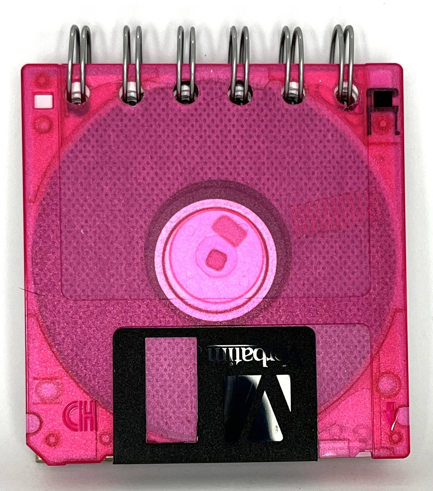 Upcycled Floppy Disk Journals - Cool Fluorescent Colors