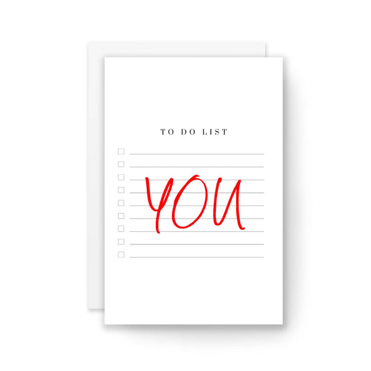 To-Do List Greeting Card