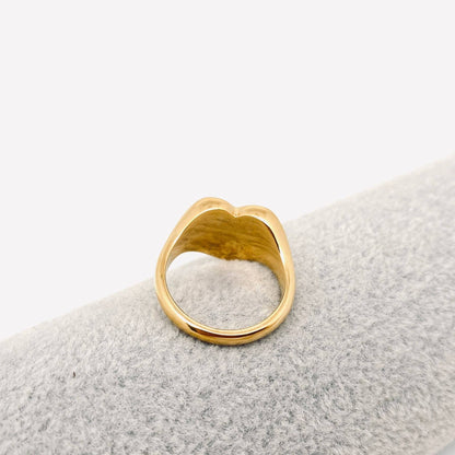 SELF LOVE CLUB  💗 Heart Shaped 18K Gold Plated Ring