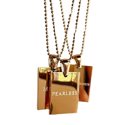 "Fearless" Empowerment Necklace