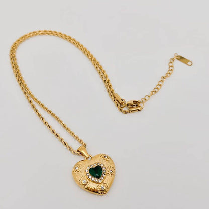 Heart Chakra Heart Pendant Necklace