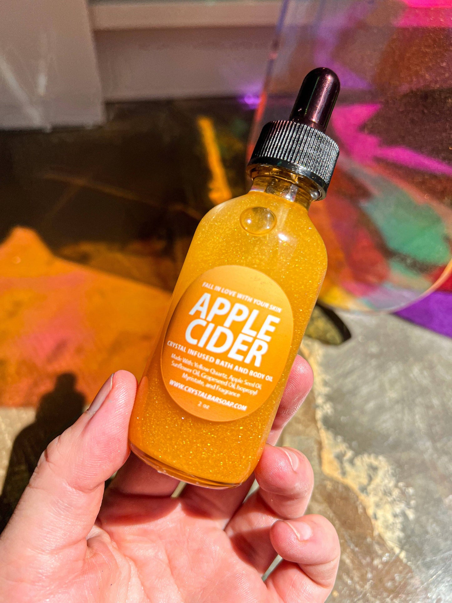 🍎 Apple Cider - Fall/Autumn Crystal Infused Body Oil 🍎