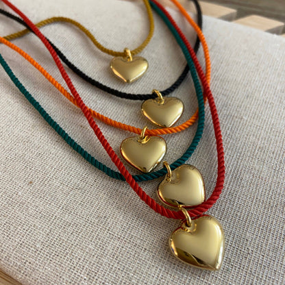 Corazon Cord Necklace