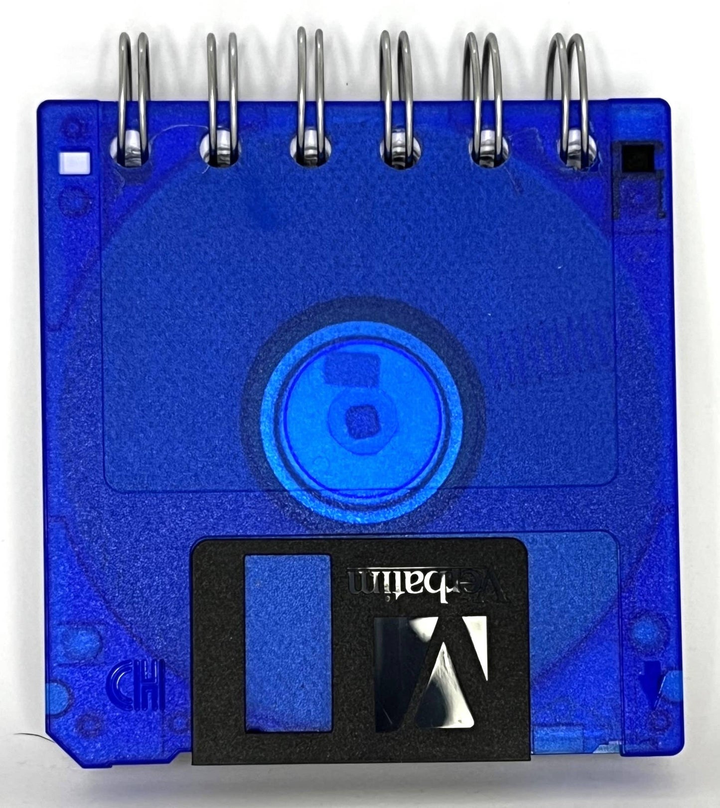 Upcycled Floppy Disk Journals - Cool Fluorescent Colors