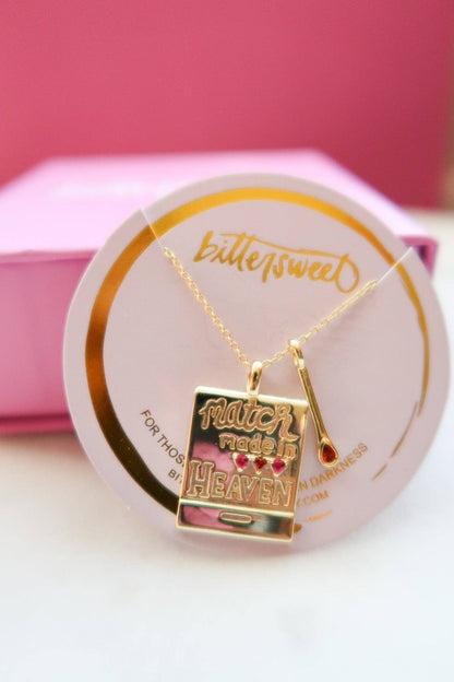 Match Made in Heaven Matchbook Necklace 💗🔥