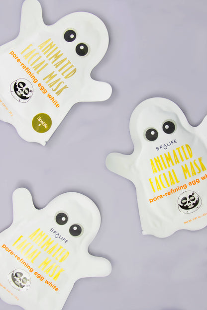 Pore-Refining Facial Mask Halloween Animated Ghost Mask