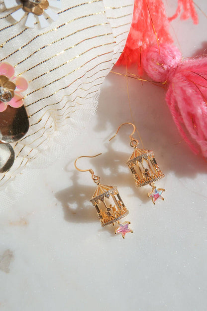 Fate Is a Cruel Lover Caraval Carousel Earrings