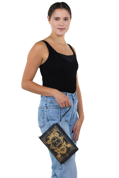 Book of Spells Clutch Bag