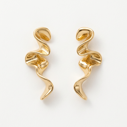 Flow State 14K Gold Filled Sculptural Earrings