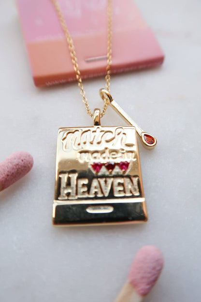 Match Made in Heaven Matchbook Necklace 💗🔥