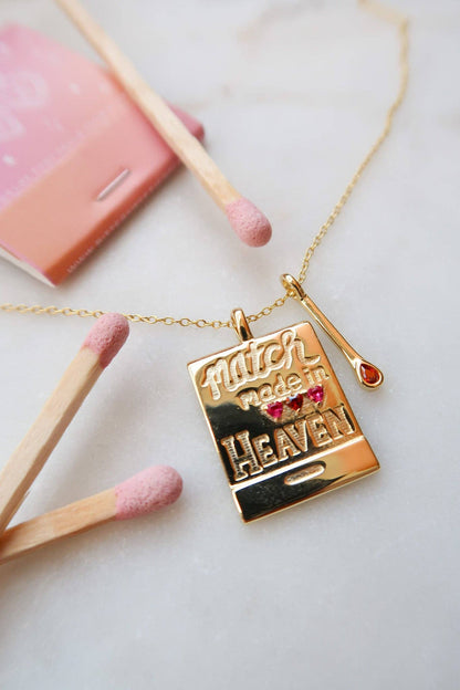 Match Made in Heaven Matchbook Necklace 💗🔥