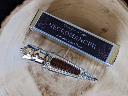 NECROMANCER (Silver) - Dark brown spiced chocolate lip gloss