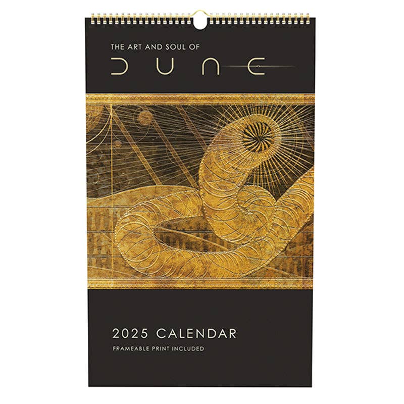 2025 The Art and Soul of Dune Poster Wall Calendar