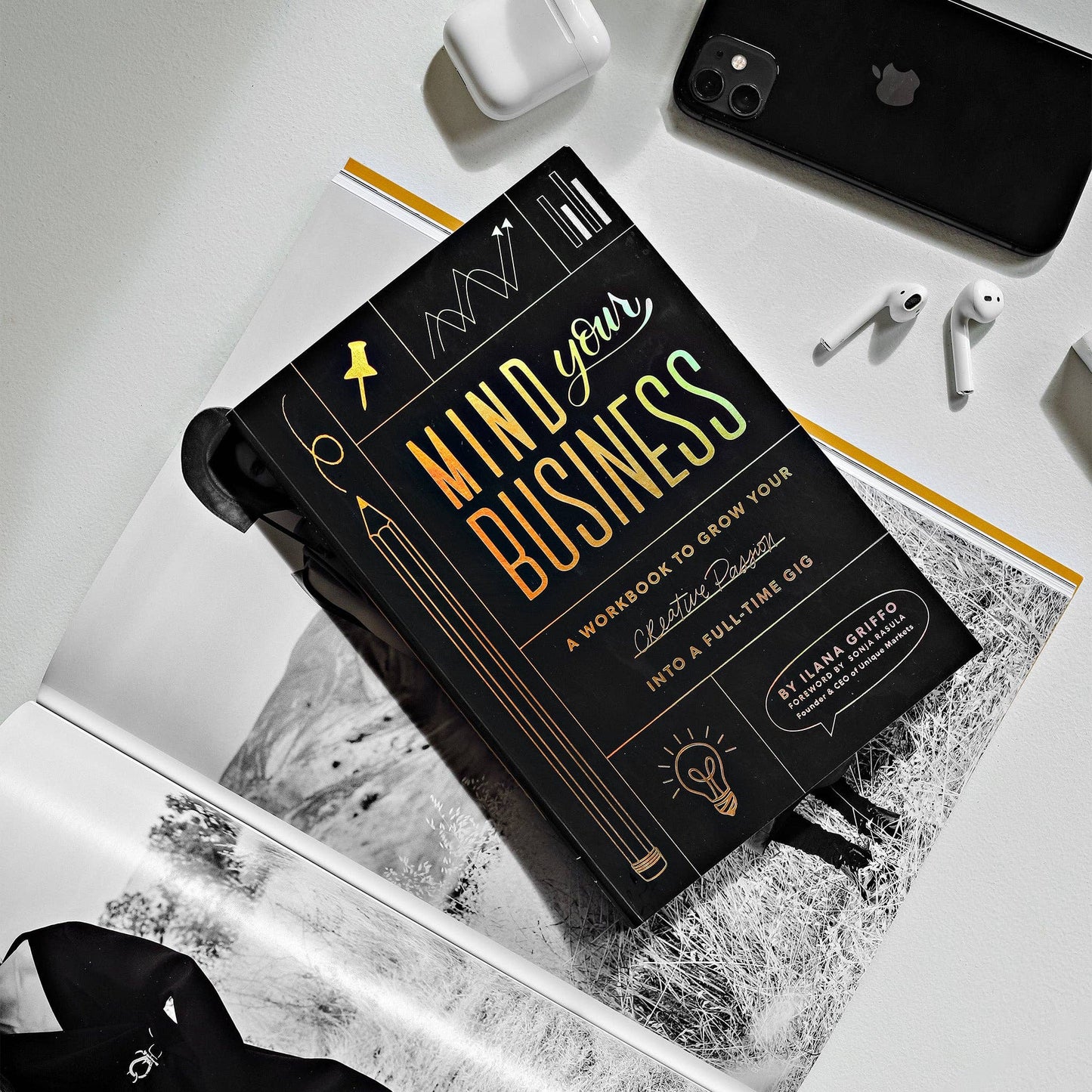 Mind Your Business Book ✨ A Workbook to Grow Your Creative Passion Into a Full-time Gig
