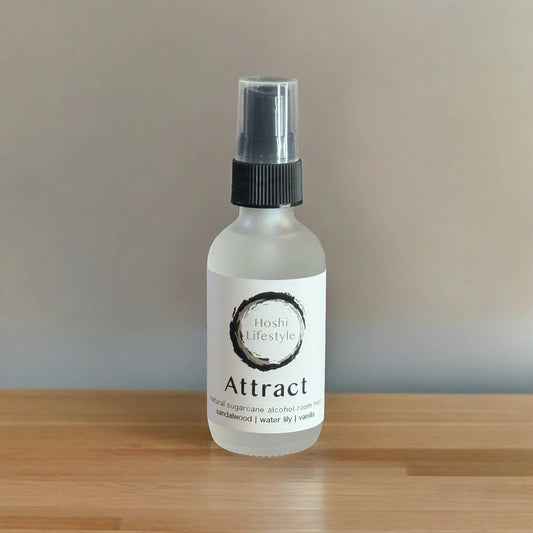 Attract Hand Poured Room Mist - 2oz Bottle