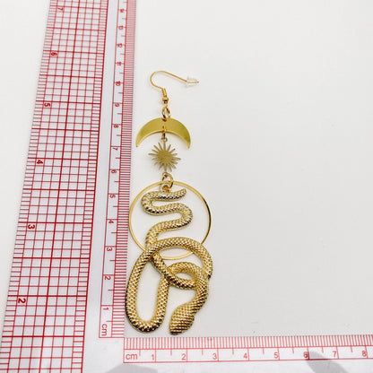 Metamorphosis Snake Earrings