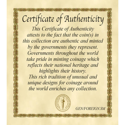 Gold-Layered Butterfly Coin Goldtone Paper Clip Pendant