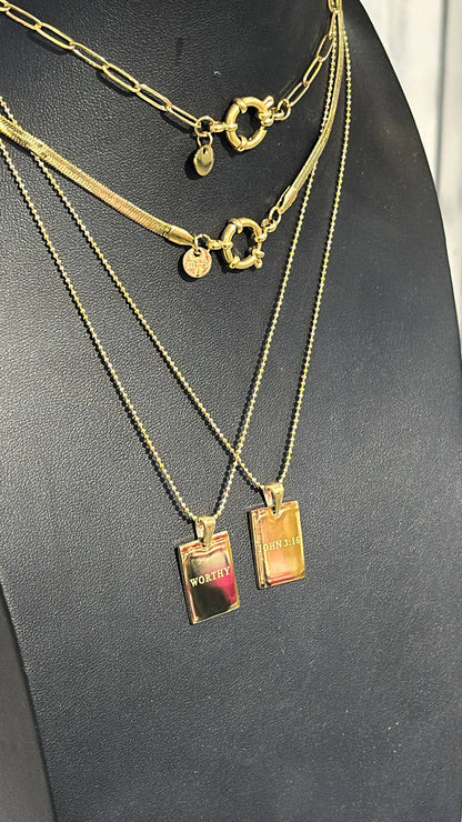 "Worthy" Empowerment Necklace