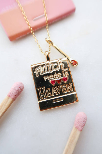 Match Made in Heaven Matchbook Necklace 💗🔥