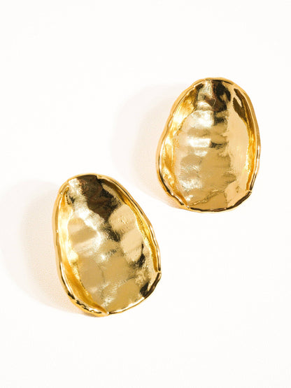 The Alchemist Abstract Oval Statement Stud