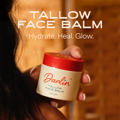 Tallow Face Balm | Natural Blue Tansy Skincare Moisturizer