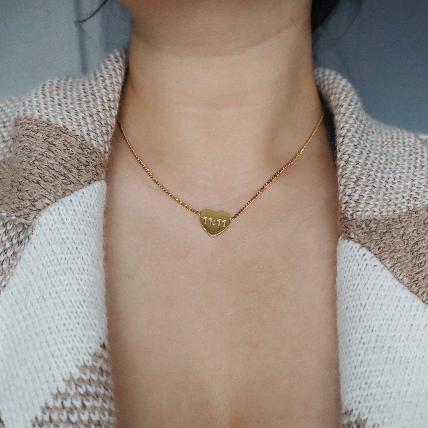 11:11 Heart Necklace ♡ Pendant Necklace
