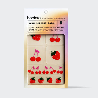 Skin Support Vitamin Patch 6pk- Bold Fruit Print