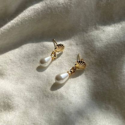 Beyond The Sea Mini Pearl Earrings