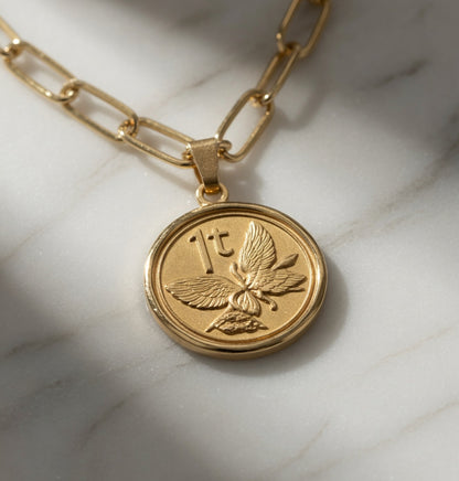 The Golden Chrysalis Necklace
