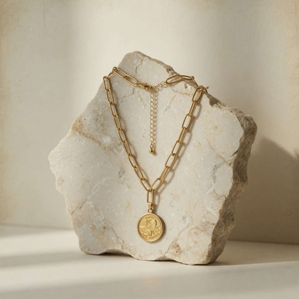 The Golden Chrysalis Necklace