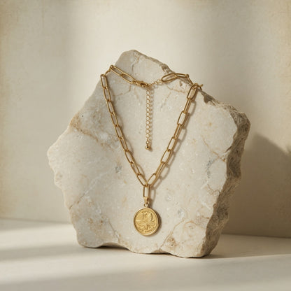 The Golden Chrysalis Necklace