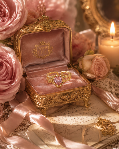 Chosen Heart Ring ♡ Gold-Filled