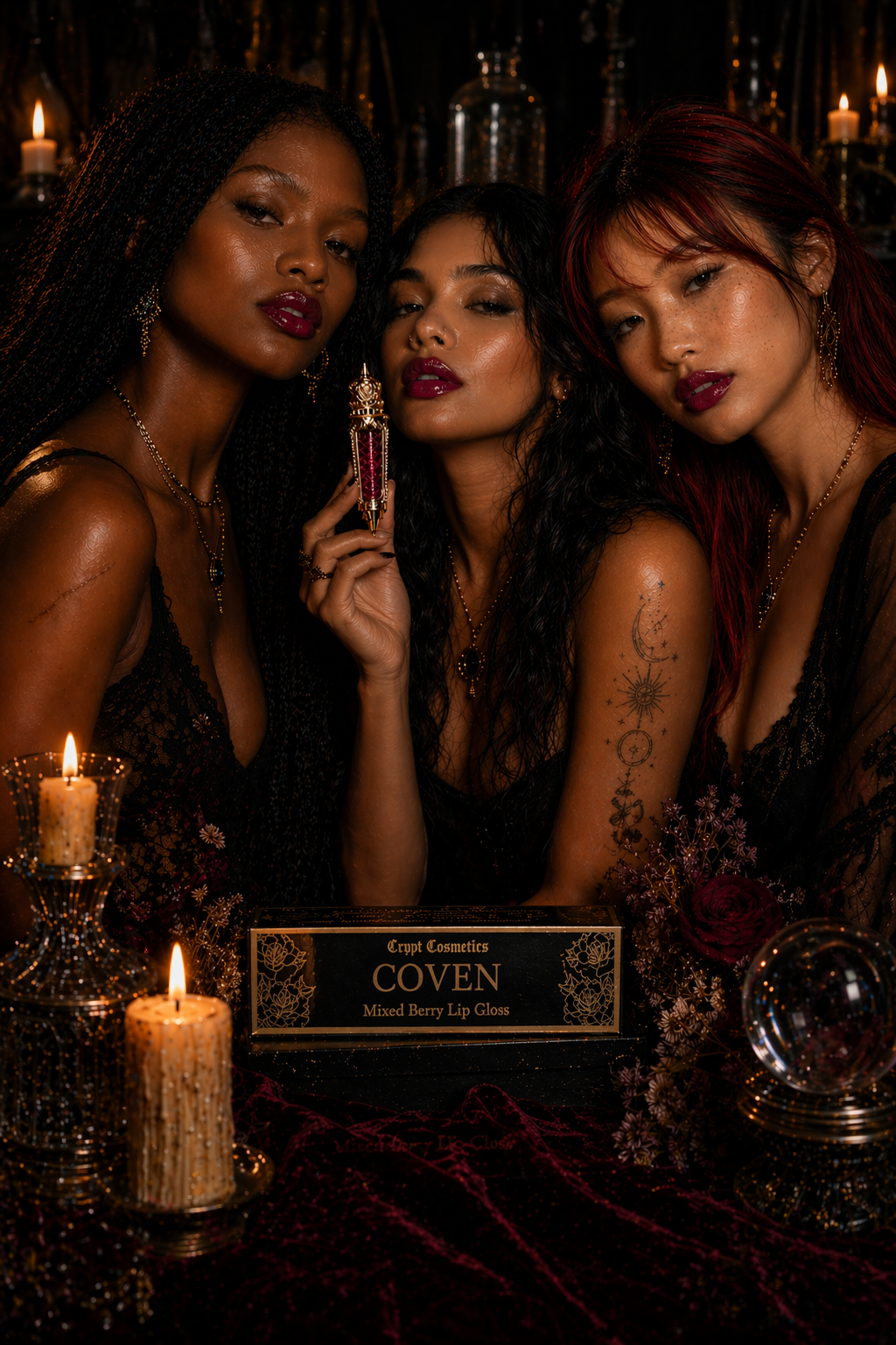 COVEN ✨ 深紫红色混合浆果唇彩 ✨ 即将补货