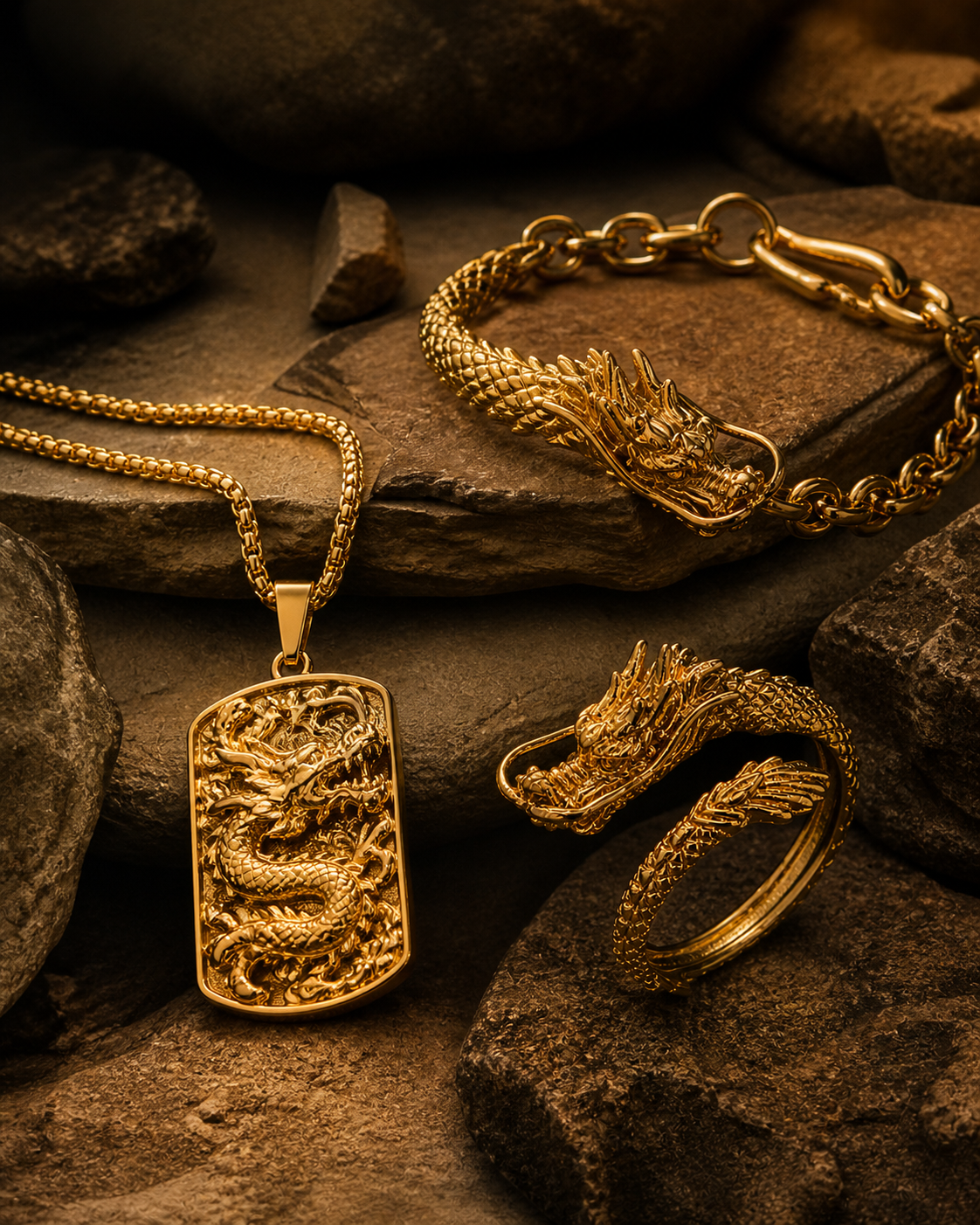 Sovereign Dragon Coil Ring