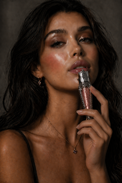 Love Potion Lip Gloss 💗 pomegranate 💗 rose gold