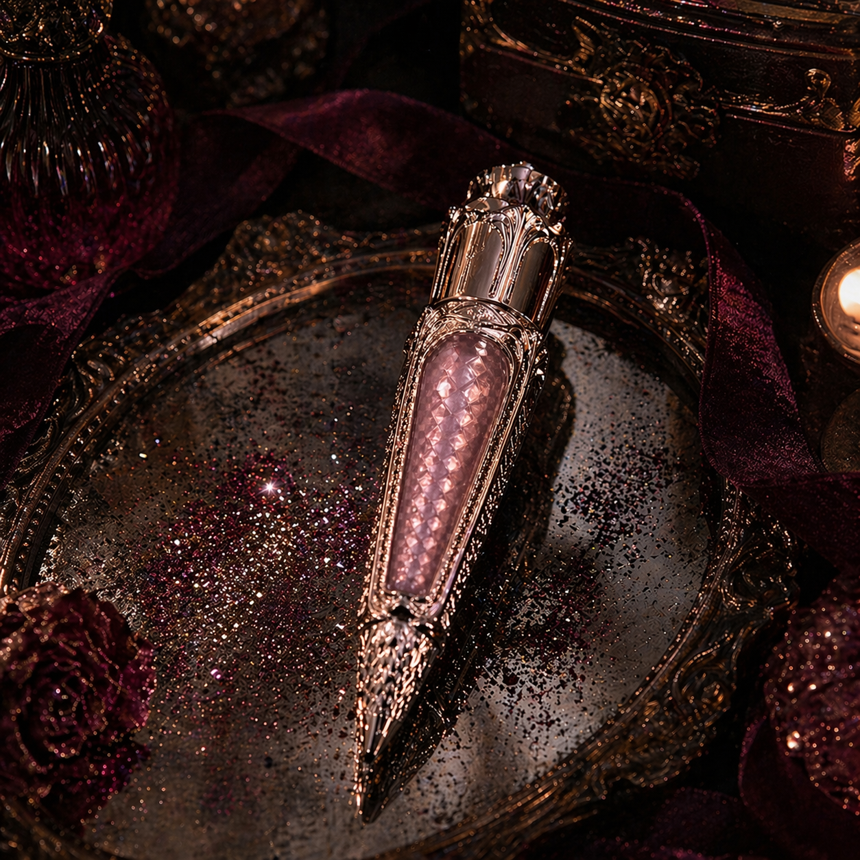 Love Potion Lip Gloss 💗 pomegranate 💗 rose gold