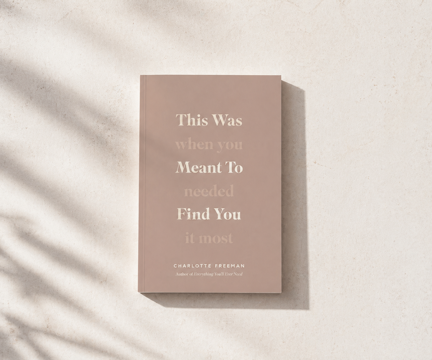 C'était destiné à vous trouver (quand vous en aviez le plus besoin) ✨ Livre de Charlotte Freeman