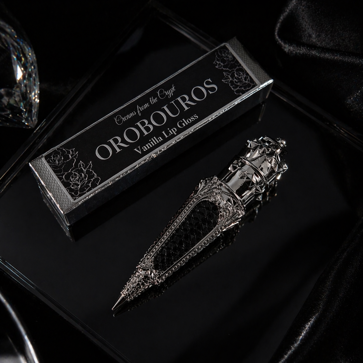 OROBOUROS (Silver Edition) 🖤 Black french vanilla lip gloss 🖤  Back in Stock