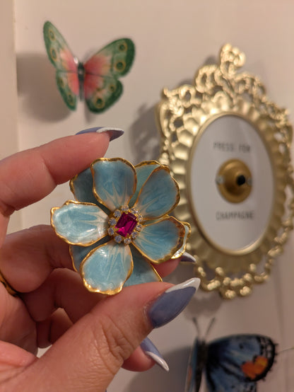 Jewel Box Florals in Sea