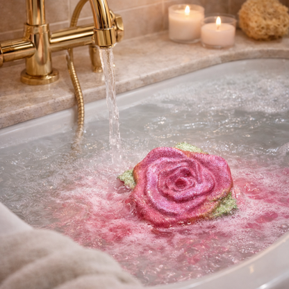 Eternal Rose 🌹 Crystal Infused Bath Bomb