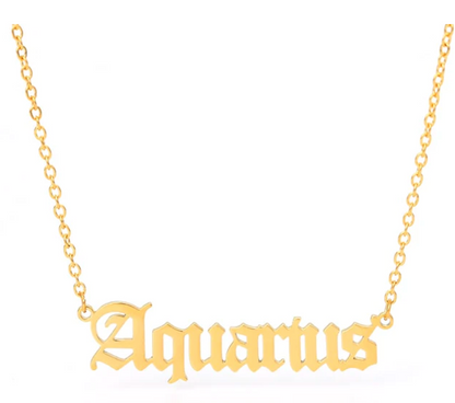 Aquarius STARTER KIT Necklace + Creative Beauty Palette ✨ Zodiac