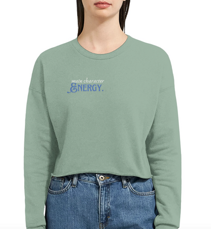 Main Character  Cropped Sweatshirt ✨ Made on Demand